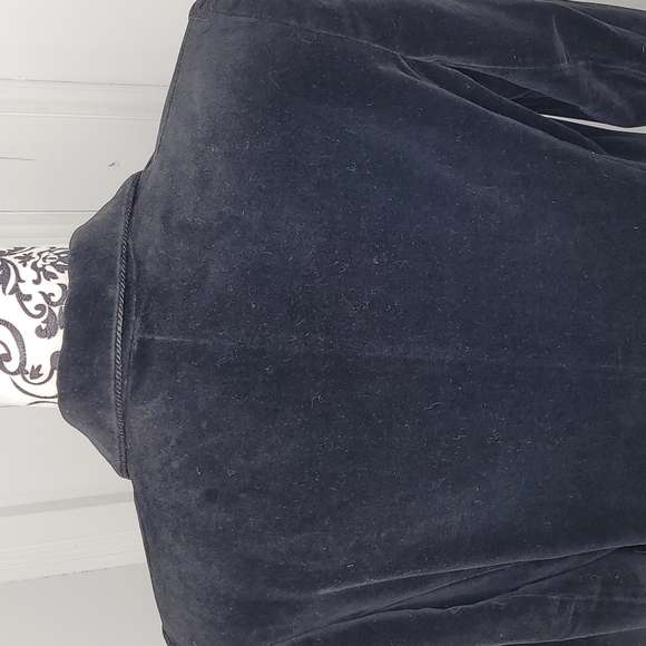 Miss Style of Course vintage 70's black velvet single breated blazer fully lined - Picture 5 of 14